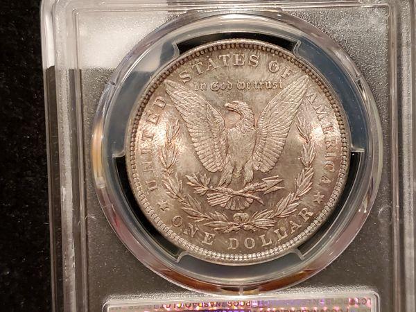 PCGS 1885 Morgan Dollar in MS-63