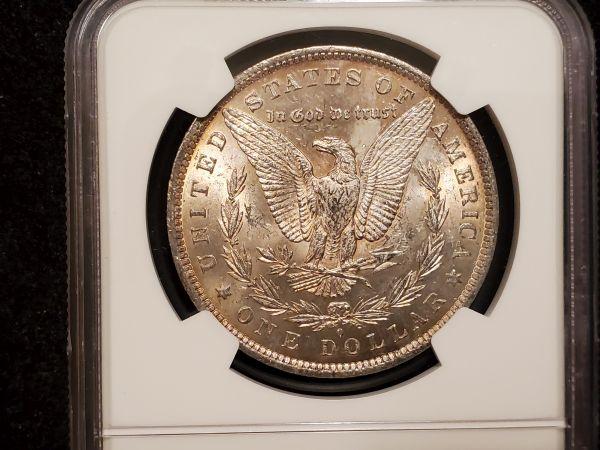 NGC 1884-O Morgan Dollar in MS-63