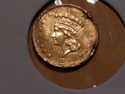 GOLD! 1862 Gold Type 3 Dollar