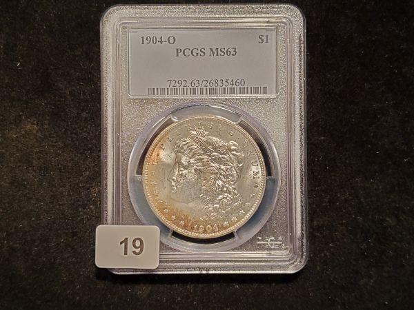 Better Date PCGS 1904-O Morgan Dollar in MS-63