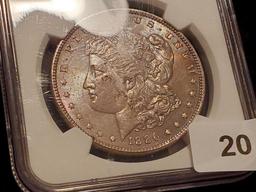 NGC 1886 Morgan Dollar in MS-63