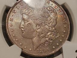 NGC 1886 Morgan Dollar in MS-63