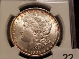 NGC 1885 Morgan Dollar in MS-63