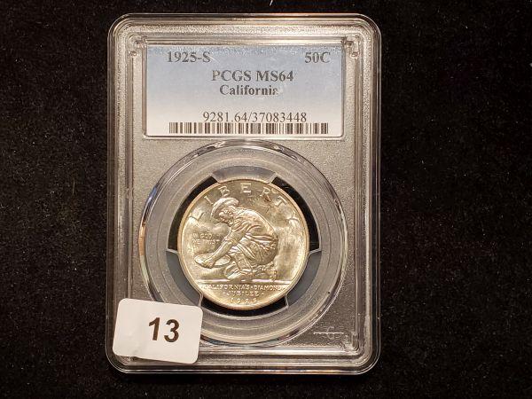 PCGS 1925-S California Commemorative Half Dollar MS-64