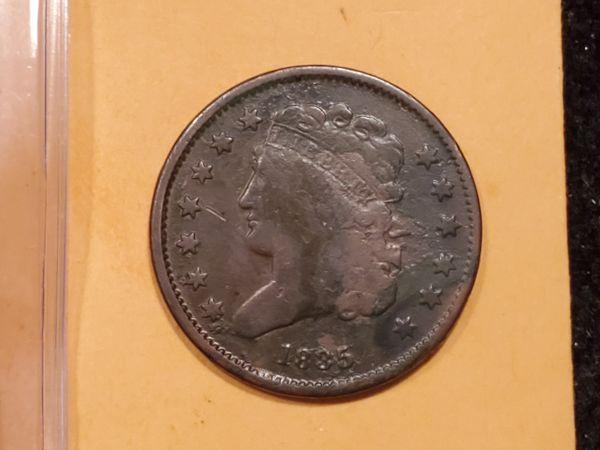 Even Nicer 1835 Classic Head Half Cent in Fine condition