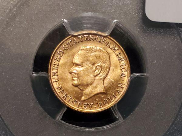 GOLD! PCGS 1916 Gold McKinley $1 Commemorative in MS-63