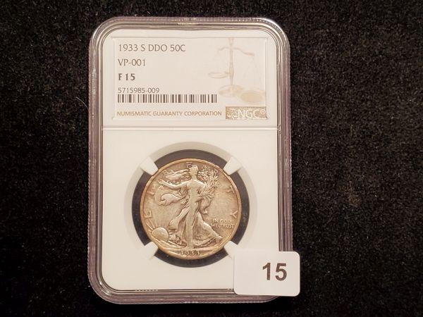 ***HIGHLIGHT***NGC 1933-S Walking Liberty Half Dollar Double die obverse