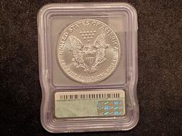 ICG 1992 American Silver Eagle MS-69