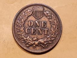 1888 Indian cent in Extra Fine details