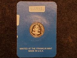 GOLD! 1985 Bahamas $50 Gold Proof