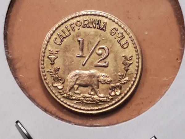 GOLD! 1859 California Gold Token replica