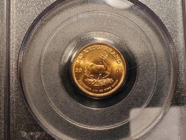 ***GOLD!! RARE! PCGS 2000 1/10 Krugerrand World Trade Center