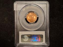 PCGS 1945 Wheat Cent in MS-65 RED