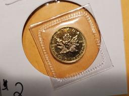 GOLD! Canada 1992 $2 Dollar Maple Leaf