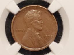 HERE WE GO! KEY DATE NGC 1909-S VDB Wheat Cent in Extra Fine 45!!