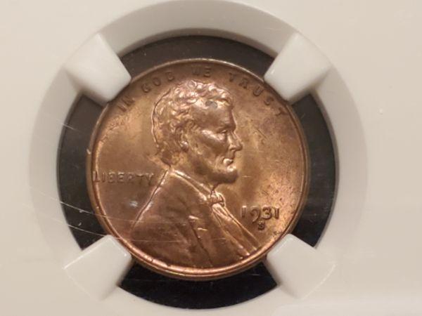 SEMI-KEY DATE! NGC 1931-S Wheat Cent in MS-62 Red-Brown
