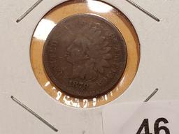 Semi-Key 1878 Indian Cent in Very Good