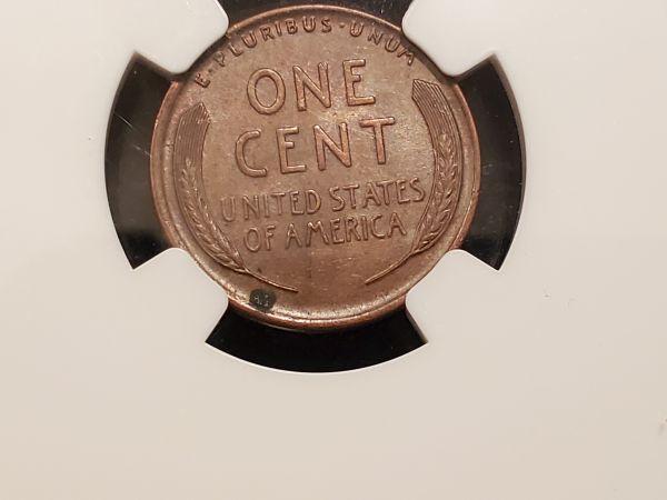 NGC 1924 Wheat Cent in About Uncirculated - details
