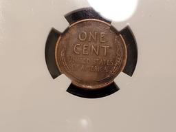 NGC 1917-S Wheat Cent in About Uncirculated details