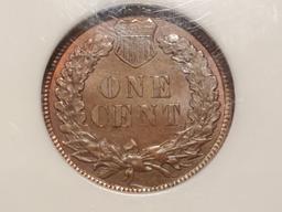 Gorgeous NGC 1882 Indian cent in MS-63 RB