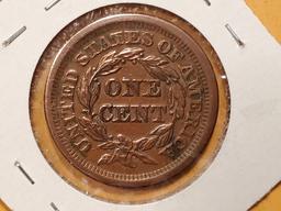 1851 Braided Hair Large Cent