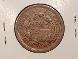 Better Date 1856 Braided Hair Large Cent in Very Fine