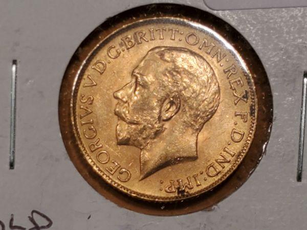 GOLD! Brilliant Uncirculated 1911 Great Britain Gold Sovereign