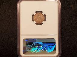 NGC 1907 Canada 5 cents in About Uncirculated 55