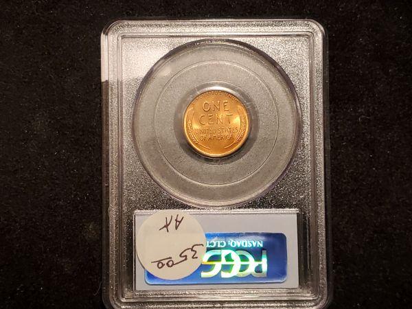 PCGS 1952-S Wheat cent in MS-66 RED