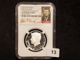 NGC 2016-S SILVER Kennedy half Dollar in PF 69 Ultra Cameo