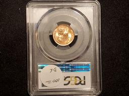 * PCGS 1955-S Wheat Cent in MS-67 RED