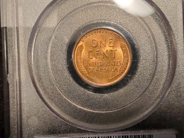 PCGS 1939-D Wheat cent in MS-66 RED