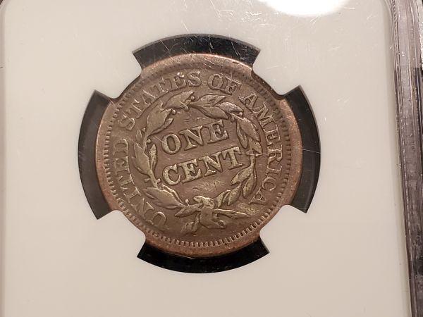 Pedigreed Coin! NGC 1852 Braided Hair Large Cent