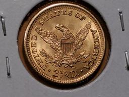GOLD! Near Gem 1903 Gold $2.5 Quarter Eagle Liberty Head MS-64/65