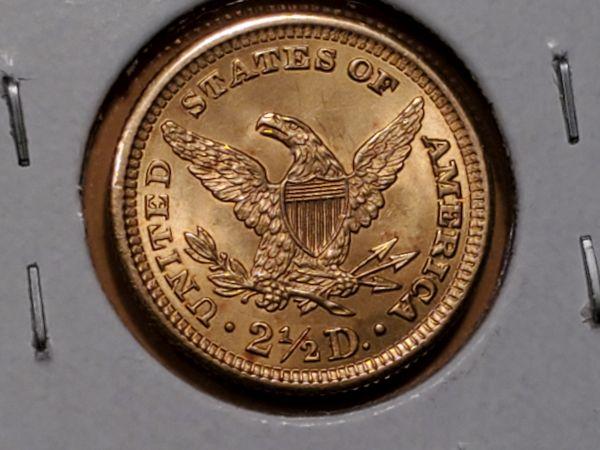 GOLD! Near Gem 1903 Gold $2.5 Quarter Eagle Liberty Head MS-64/65