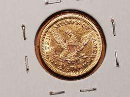 GOLD! 1878-S gold $2.5 quarter eagle Liberty Head
