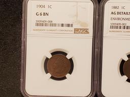 Set of NGC Slabbed coinage