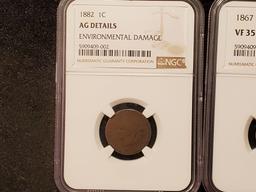 Set of NGC Slabbed coinage