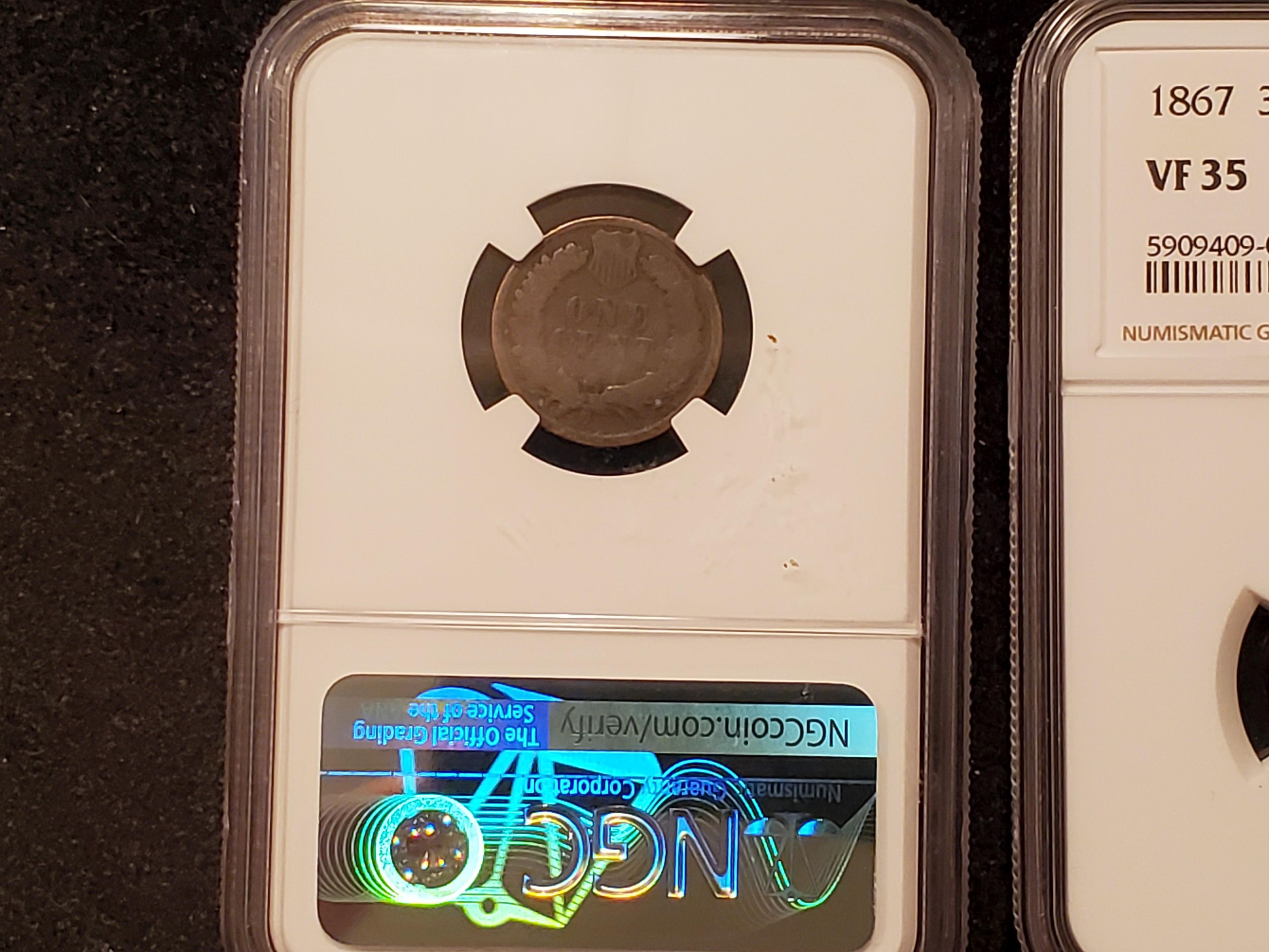 Set of NGC Slabbed coinage