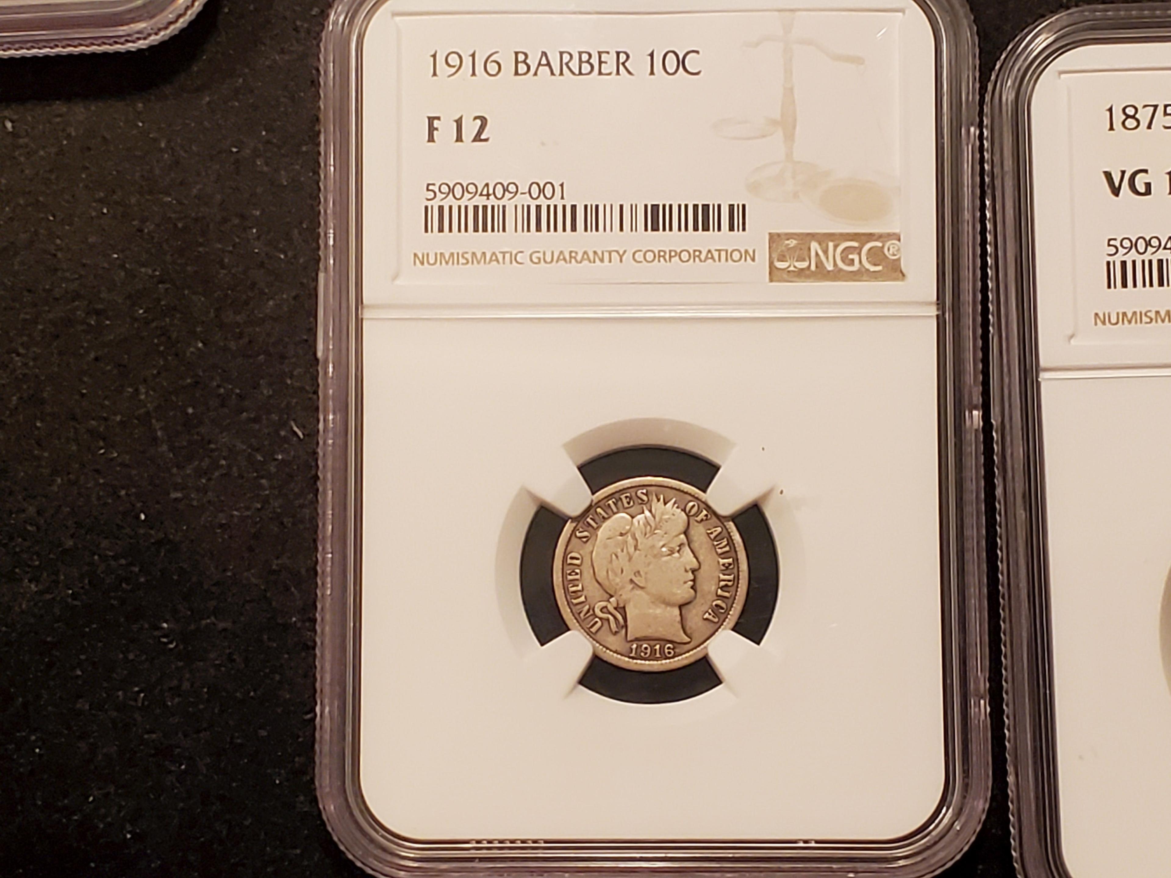 Set of NGC Slabbed coinage