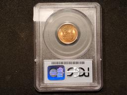 PCGS 1942-D Wheat cent Mint State 66 RED