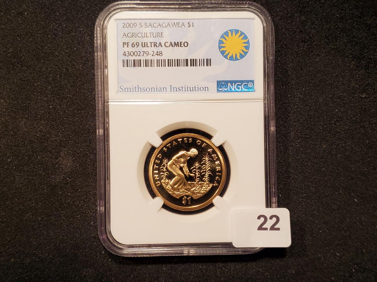 NGC 2009-S Sacagawea Dollar Proof 69 Ultra Cameo