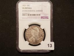 NGC 1824 Capped Bust Half Dollar very Good details