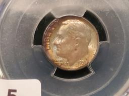 PCGS 1951 Roosevelt Dime in Mint State 66