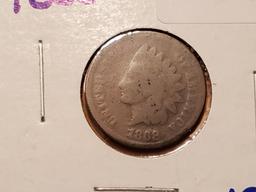 Semi-Key 1868 Indian Cent