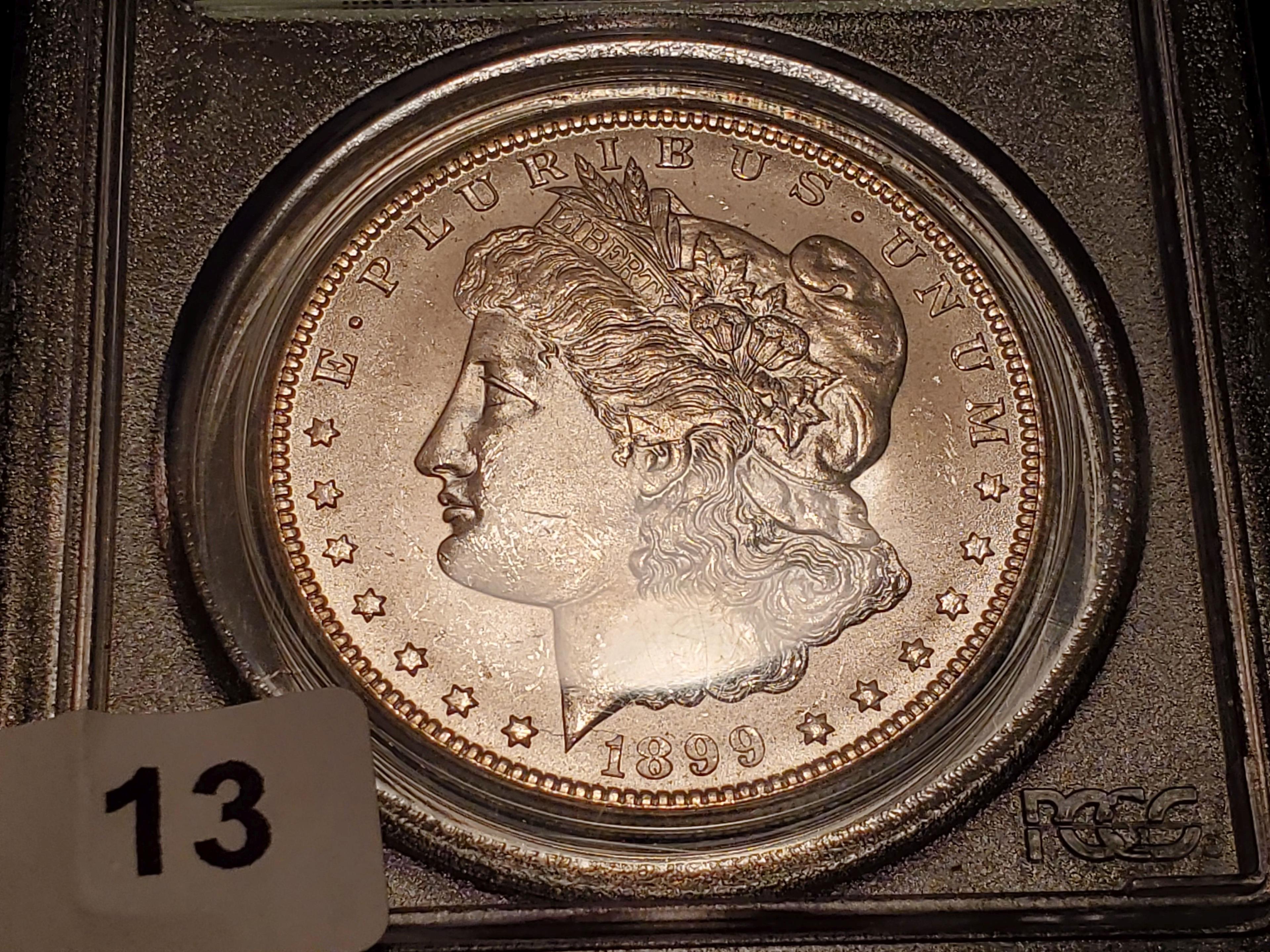 Better Date PCGS 1899-O Morgan Dollar in Mint State 64