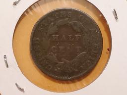 1834 Classic Head Half Cent