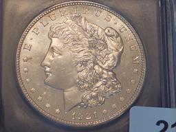 ICG 1921 Morgan Dollar Mint State 63 Prooflike