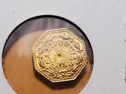 GOLD! 1853 California Fractional Gold Token