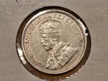 * Semi-key 1914 Canada silver 10 cents